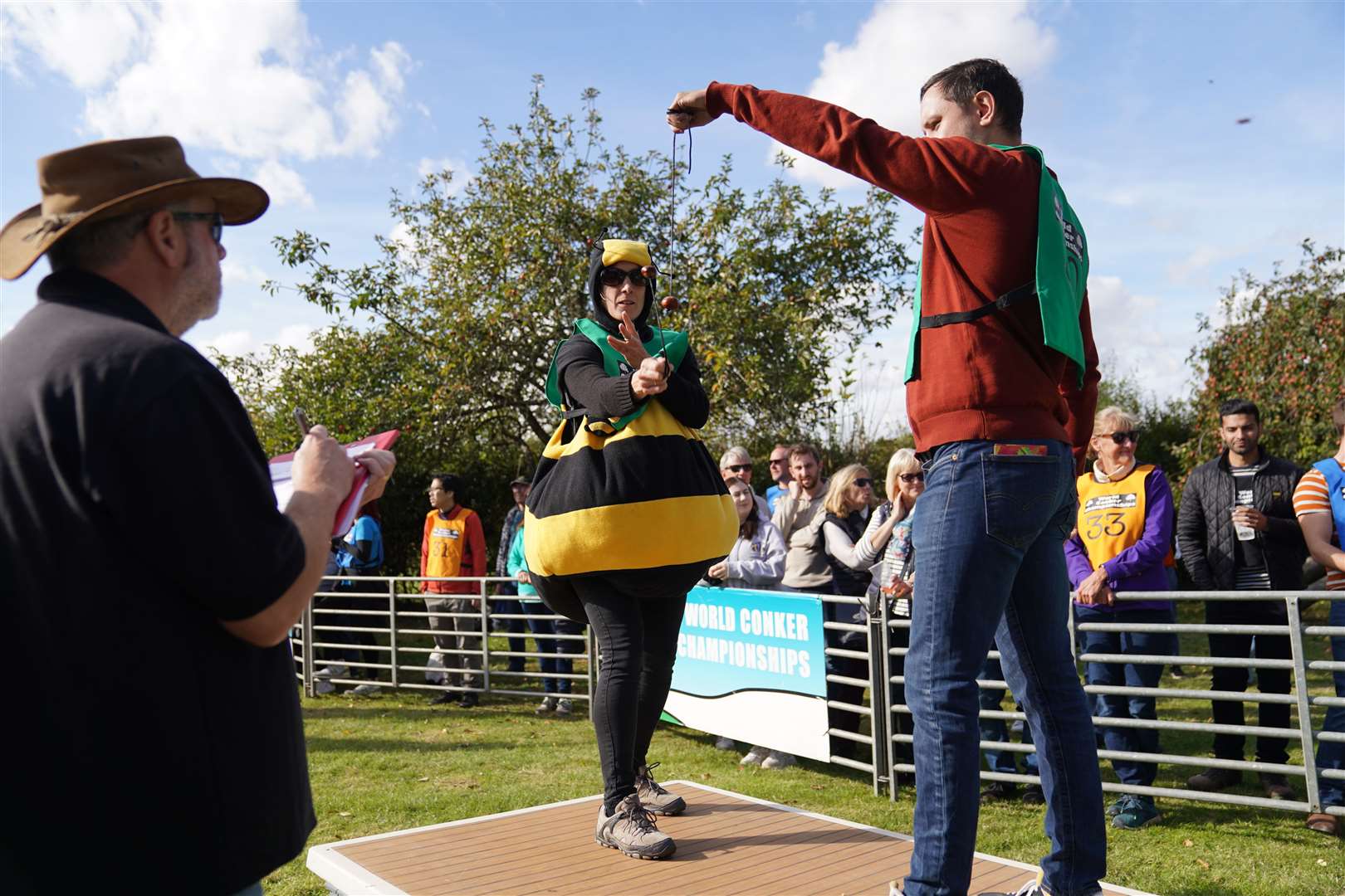 The annual World Conker Championships (Joe Giddens/PA)