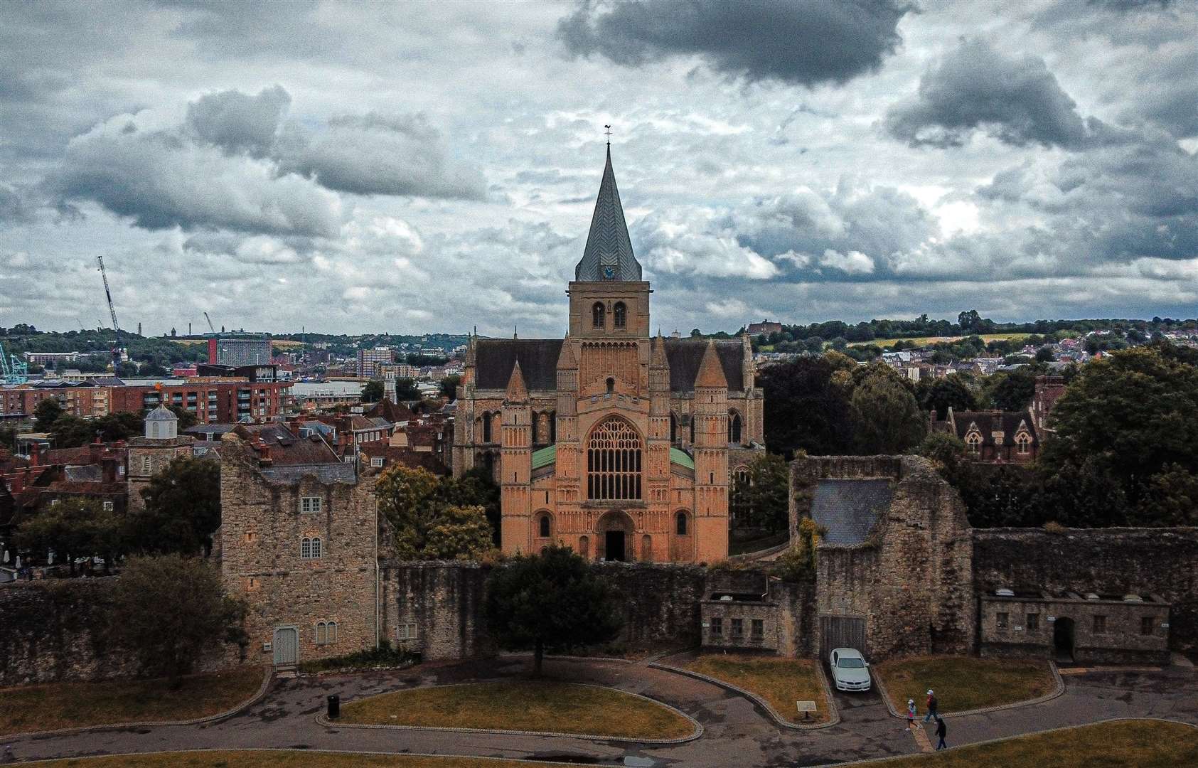 Aerial footage taken by drone of Rochester. Photo: Taylor Williams/ Williamstphotography