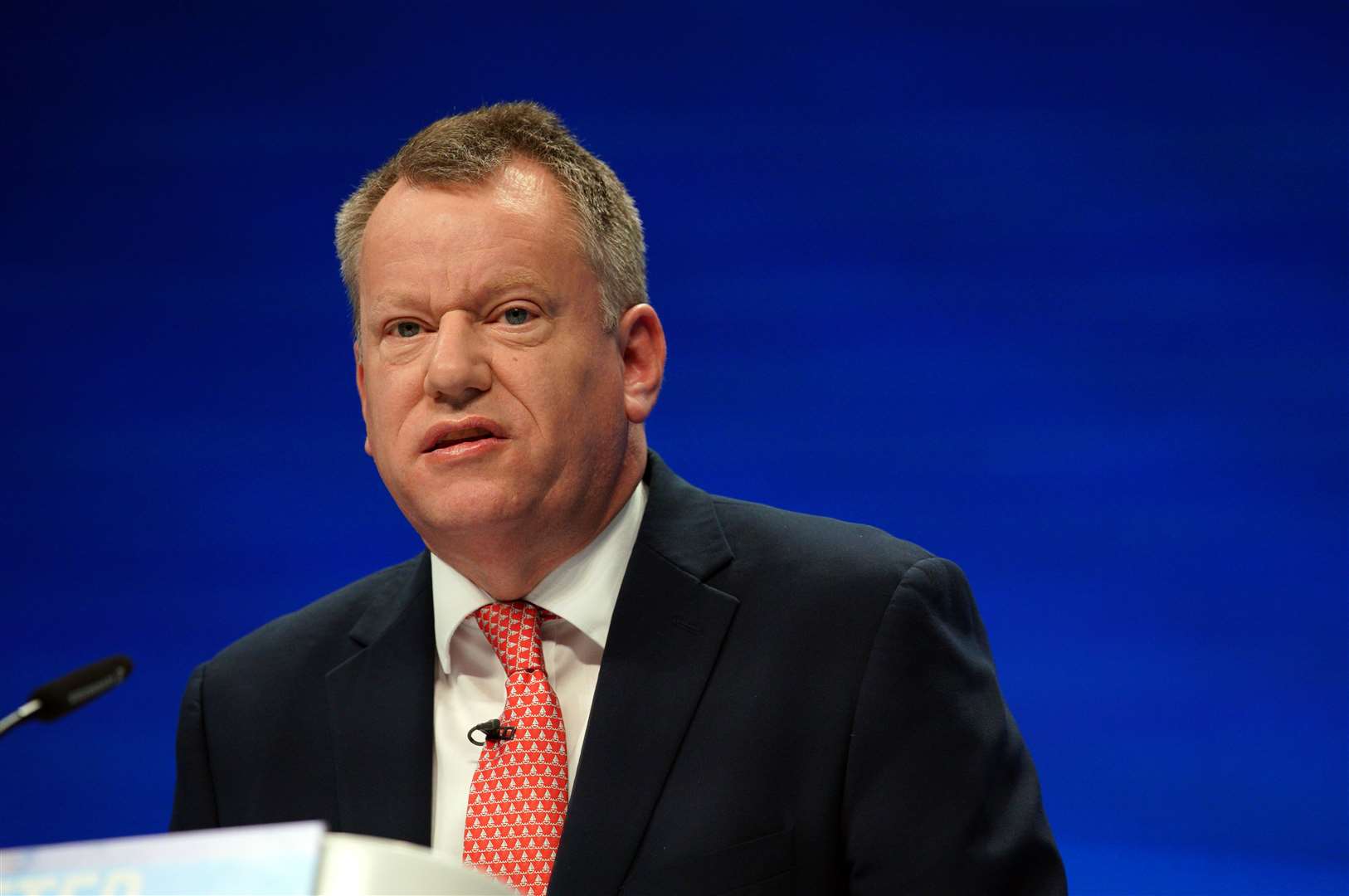 Lord David Frost speaks during the Conservative Party conference in Manchester (Peter Byrne/PA)