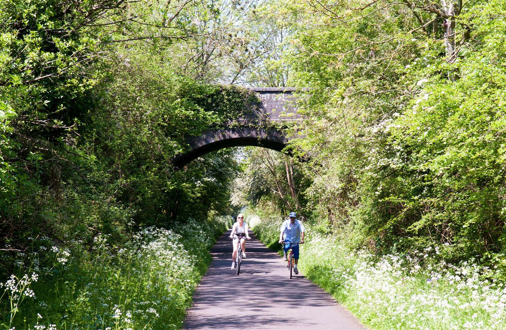 You could go cycling and raise money for a good cause