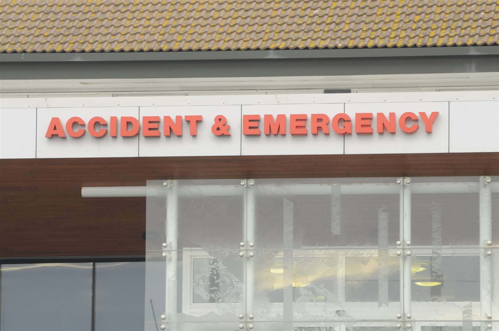 The A&E department at the QEQM Hospital