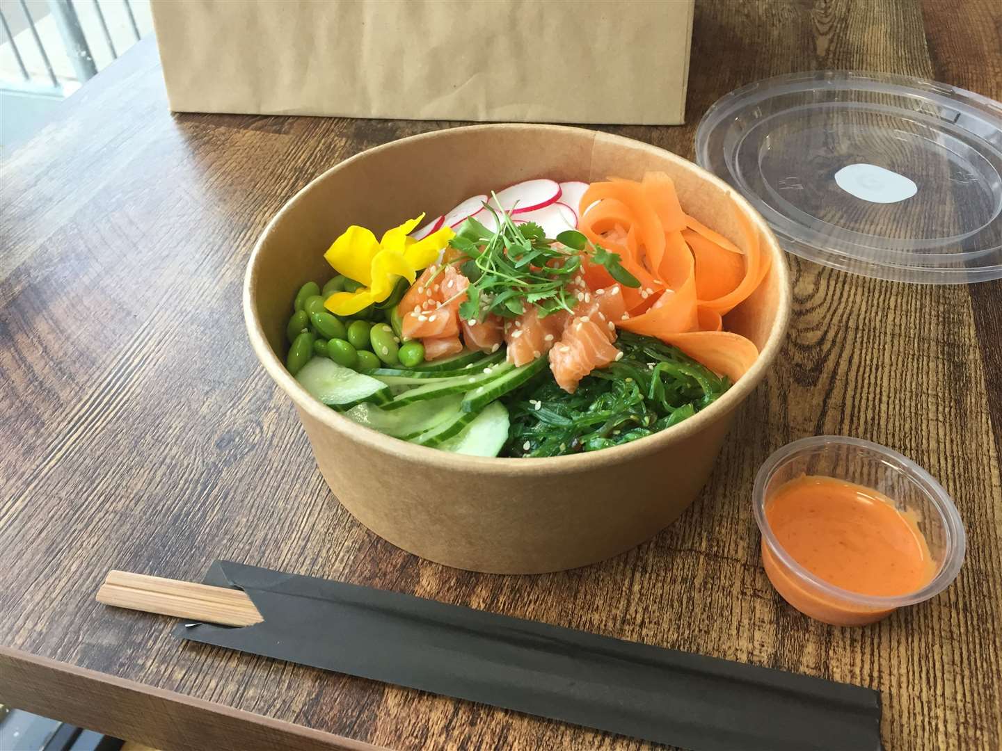 The Poke bowl from Sooshi Sushi