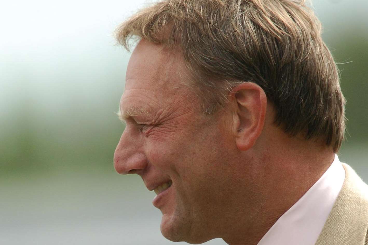 Paul Downton receiving his celebratory county cap in 2004