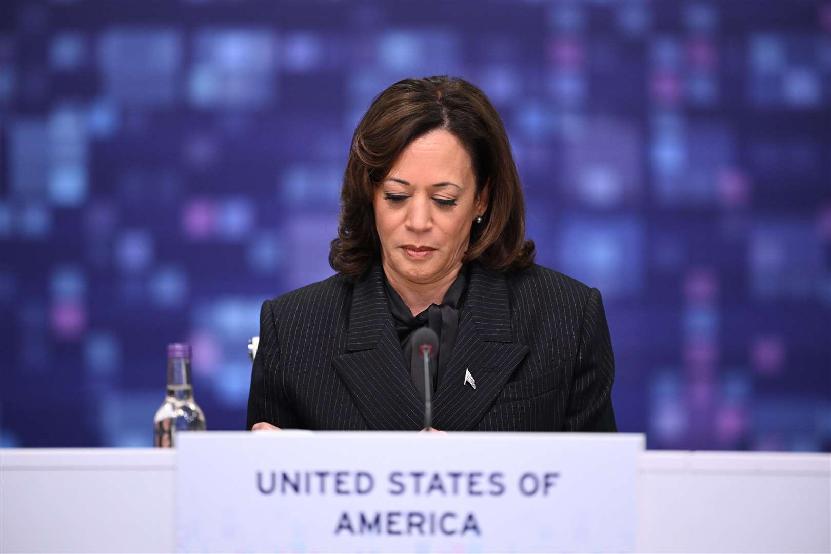 US Vice President Kamala Harris has called for an immediate ceasefire in the Israel-Gaza war (Leon Neal/PA)