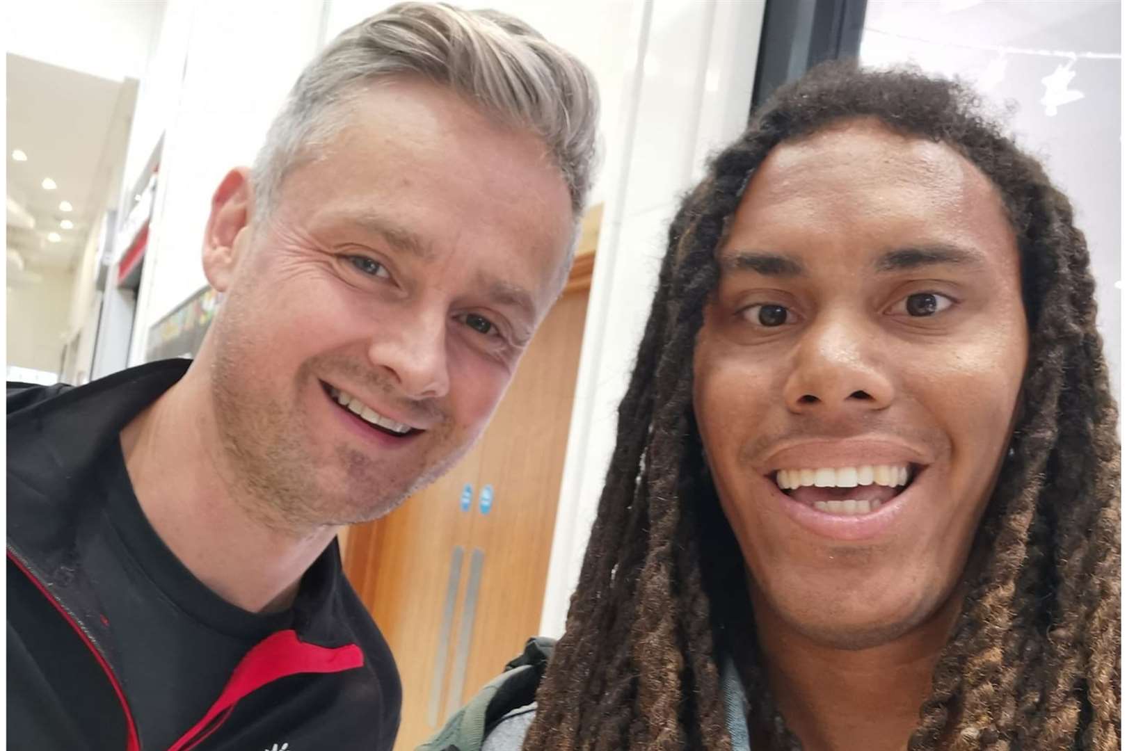 Keane lead singer Tom Chaplin spotted in County Square shopping centre