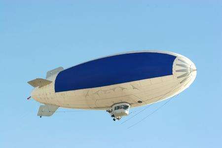 Blimp stock picture