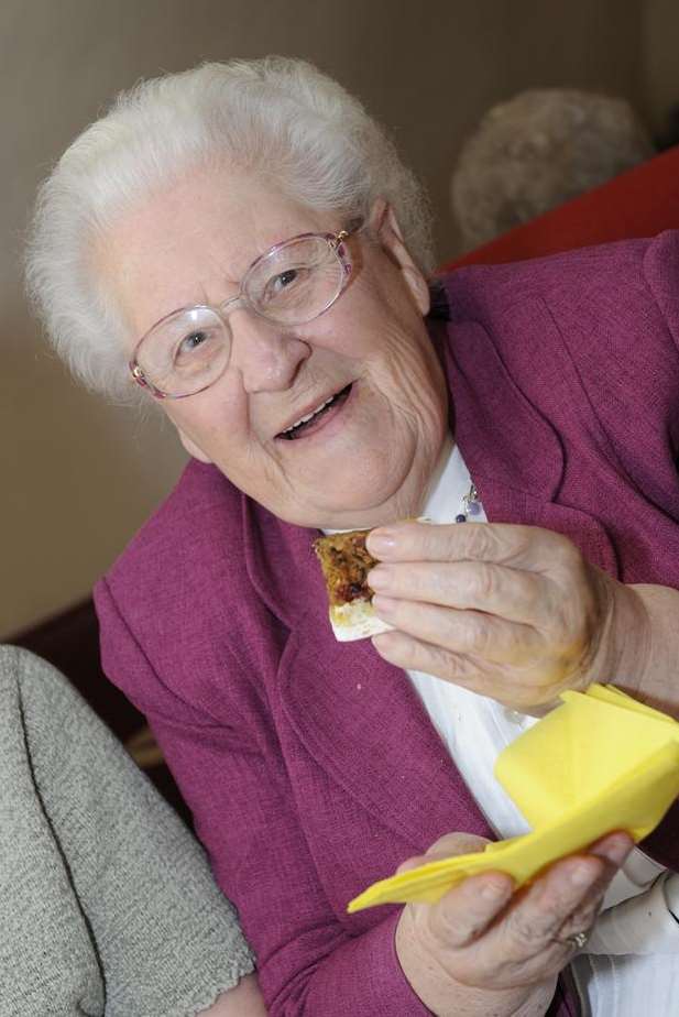 Mary Dunn enjoyed the celebrations at The Centre in Sandwich