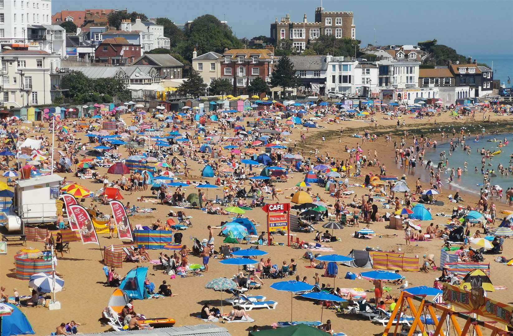 Viking Bay in Broadstairs Stock image