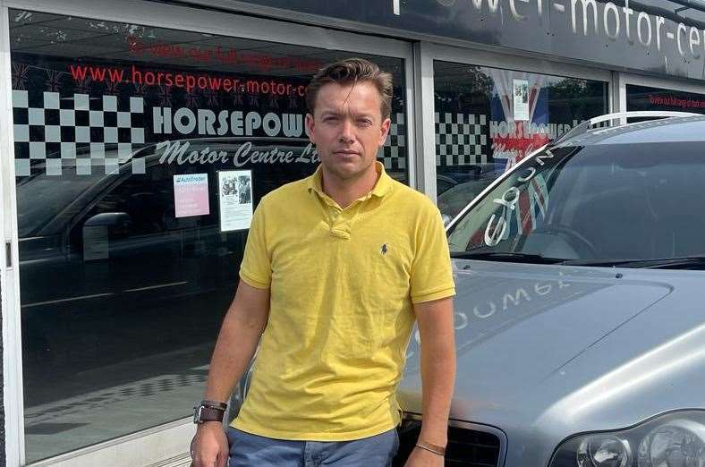 Alex Kuligowski, co-owner of Horsepower Motor Centre in Tonbridge. Picture: Alex Kuligowski