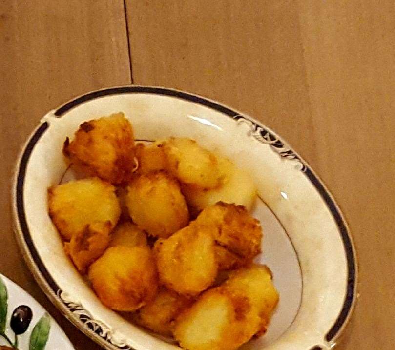 Sam's roast crispy roast potatoes are to die for