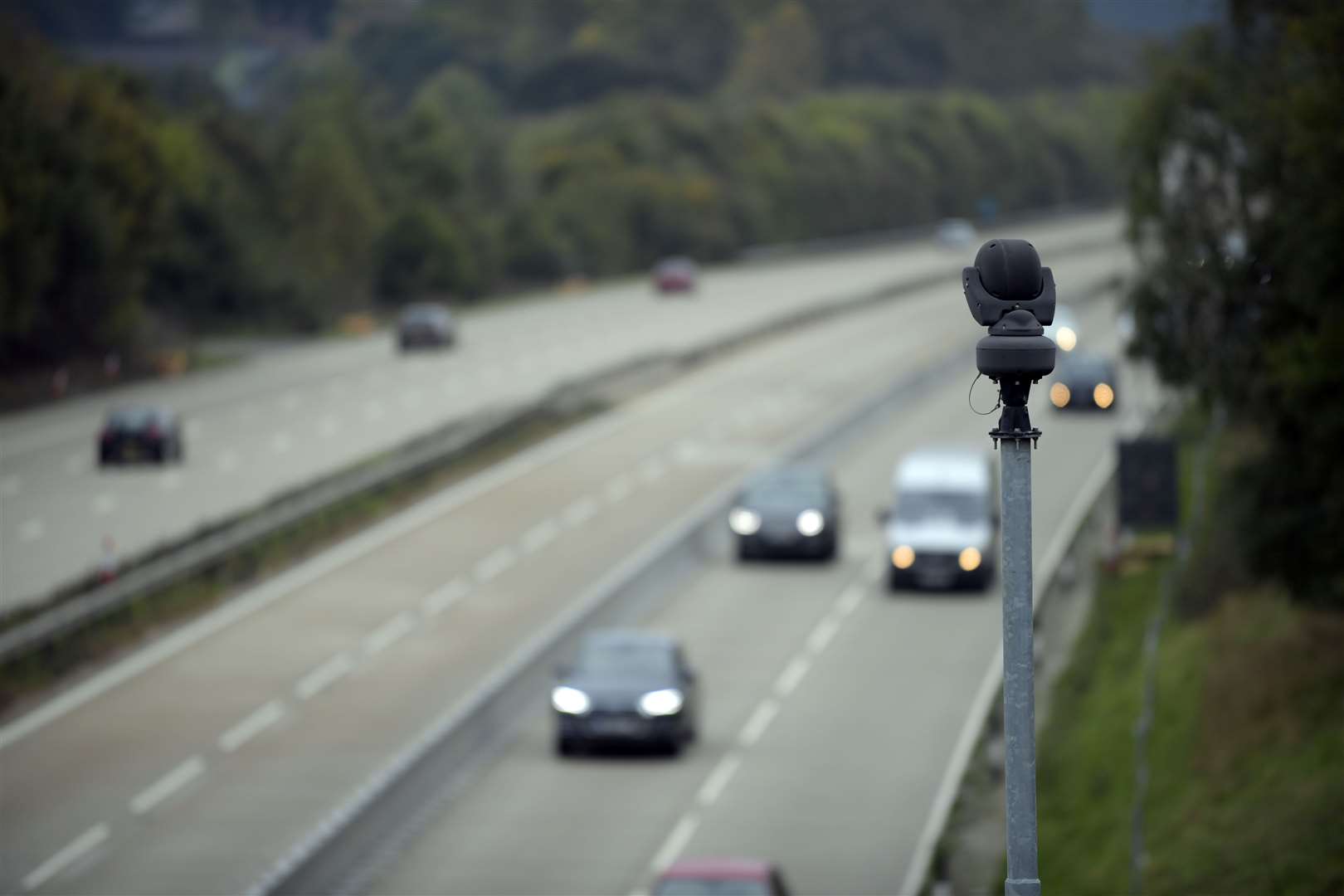 Daniel Major broke down in the narrow lanes on the M20 - where there is no hard shoulder. Picture: Barry Goodwin