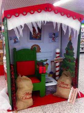 Santa's grotto has been set up in Asda, Gravesend