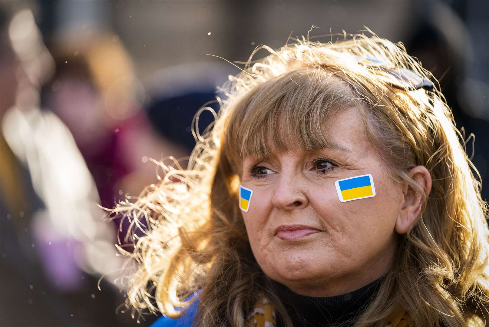 Demonstrators gathered for a second day (Jane Barlow/PA)