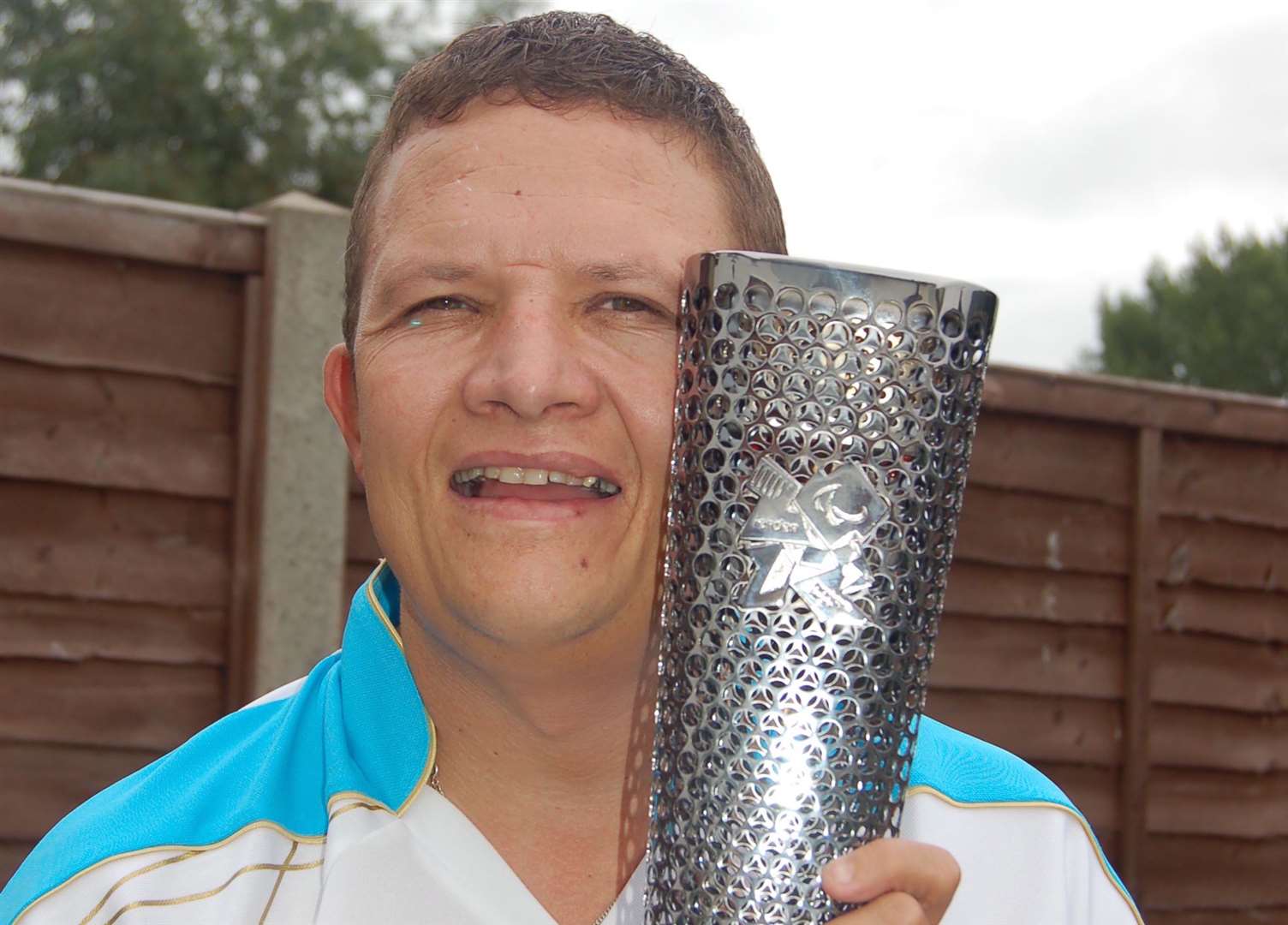 Mr Hardisty carried the Paralympic torch in 2012