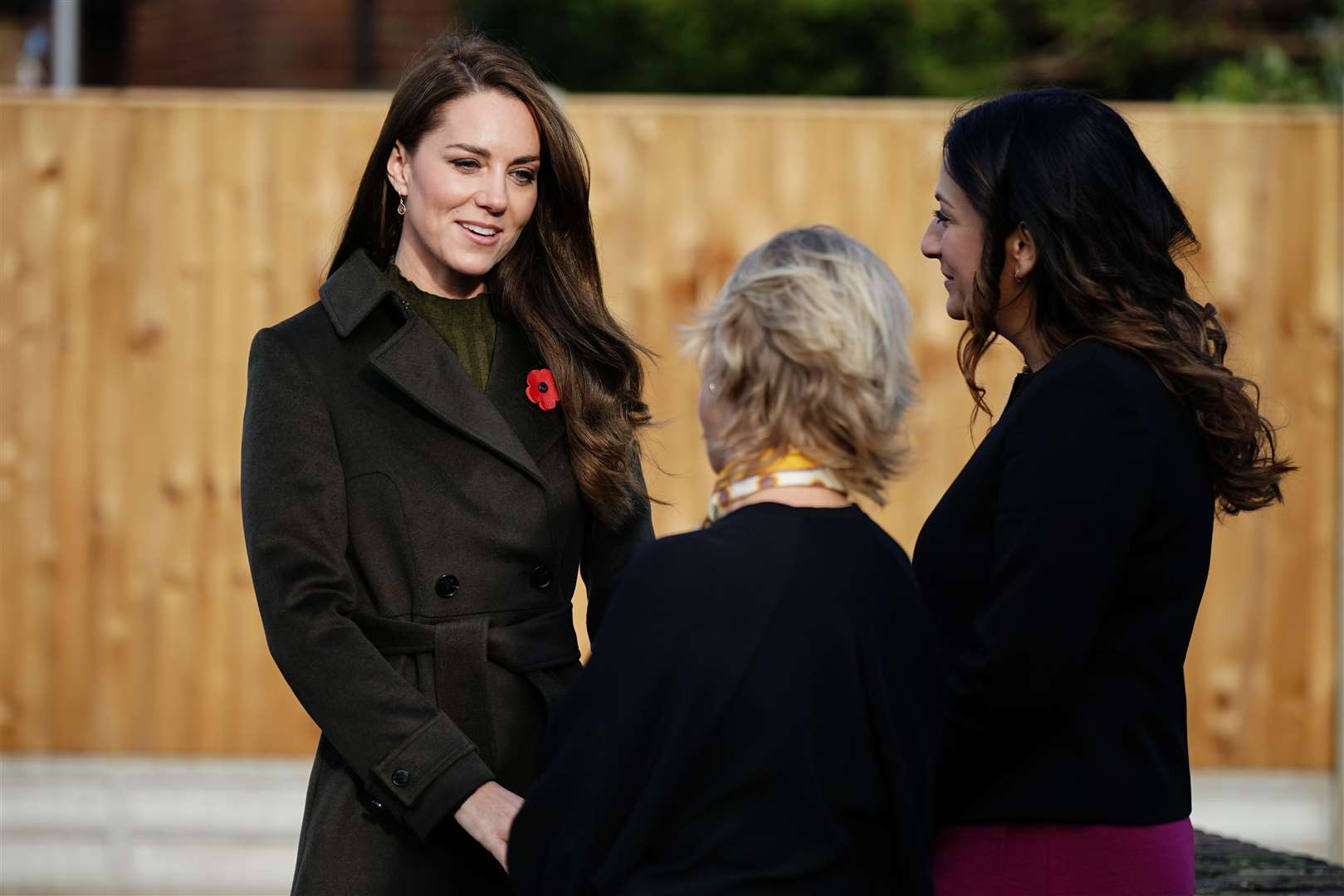 The Princess of Wales is welcomed to Colham Manor Children’s Centre in Hillingdon, west London (Aaron Chown/PA)