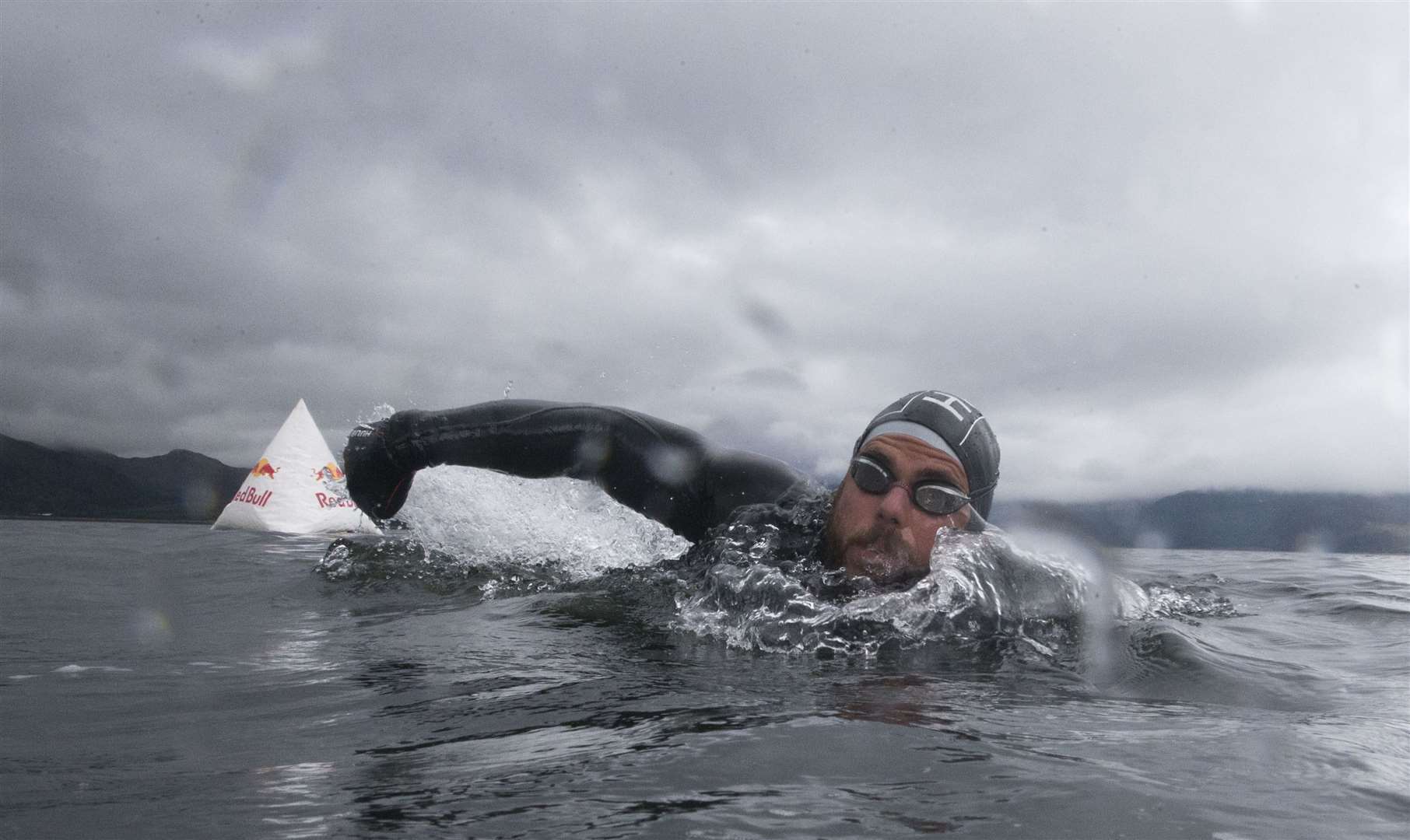 Ross Edgley will be trying to beat the record of the longest consecutive swim (JSHPIX.CO/Red Bull Media House/PA)