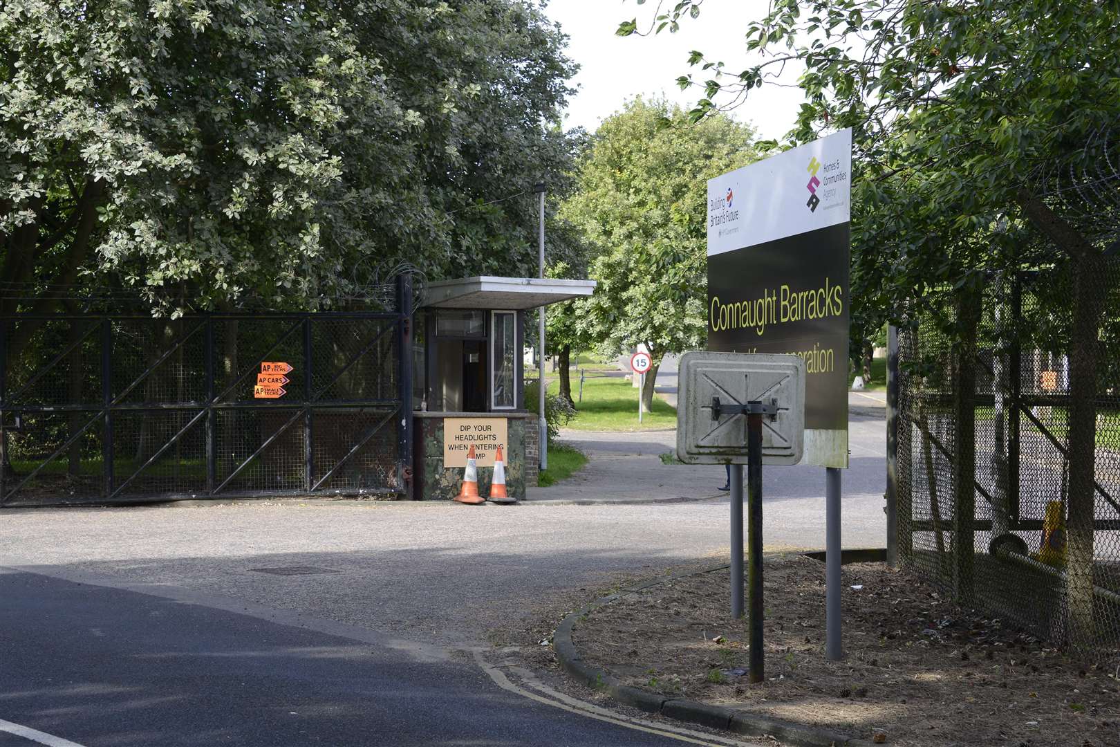 Dover Castle where The Avengers movie is being shot this week, Connaught Barracks site .Picture: Paul Amos FM3245659 (6509120)