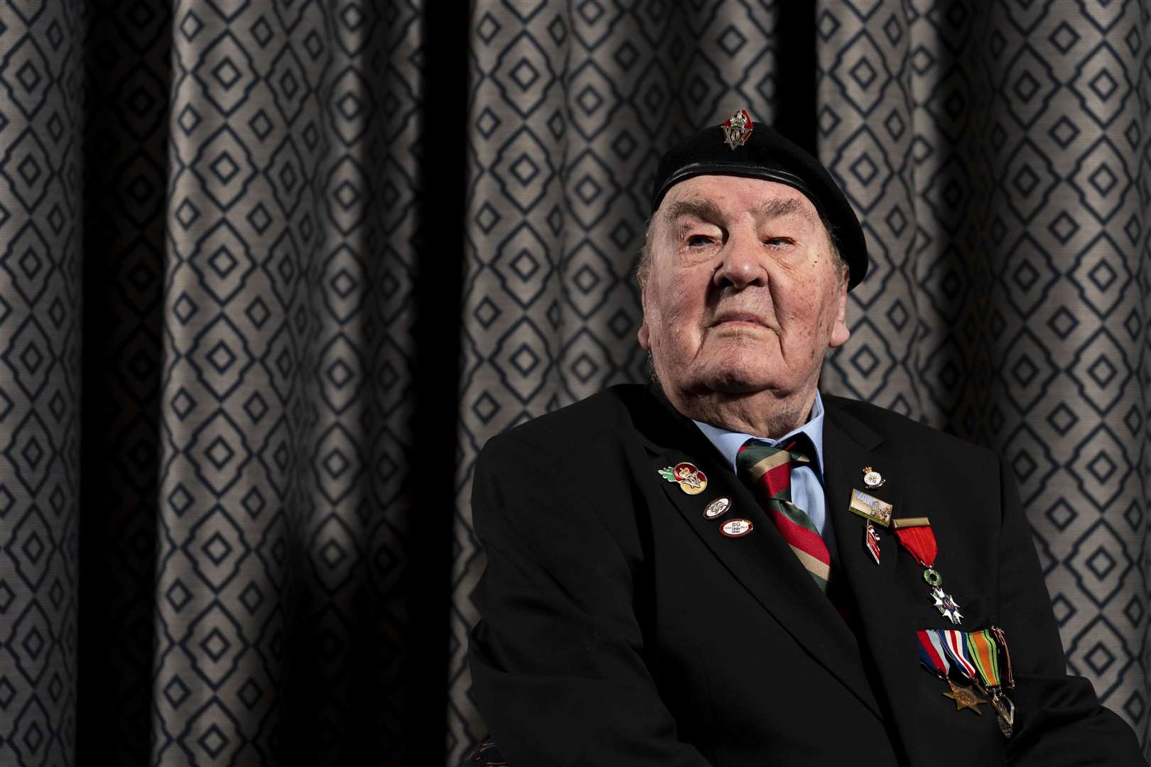 Richard Aldred was a Cromwell tank driver with the 7th Armoured Division of the Royal Tank Regiment (Jordan Pettitt/PA)