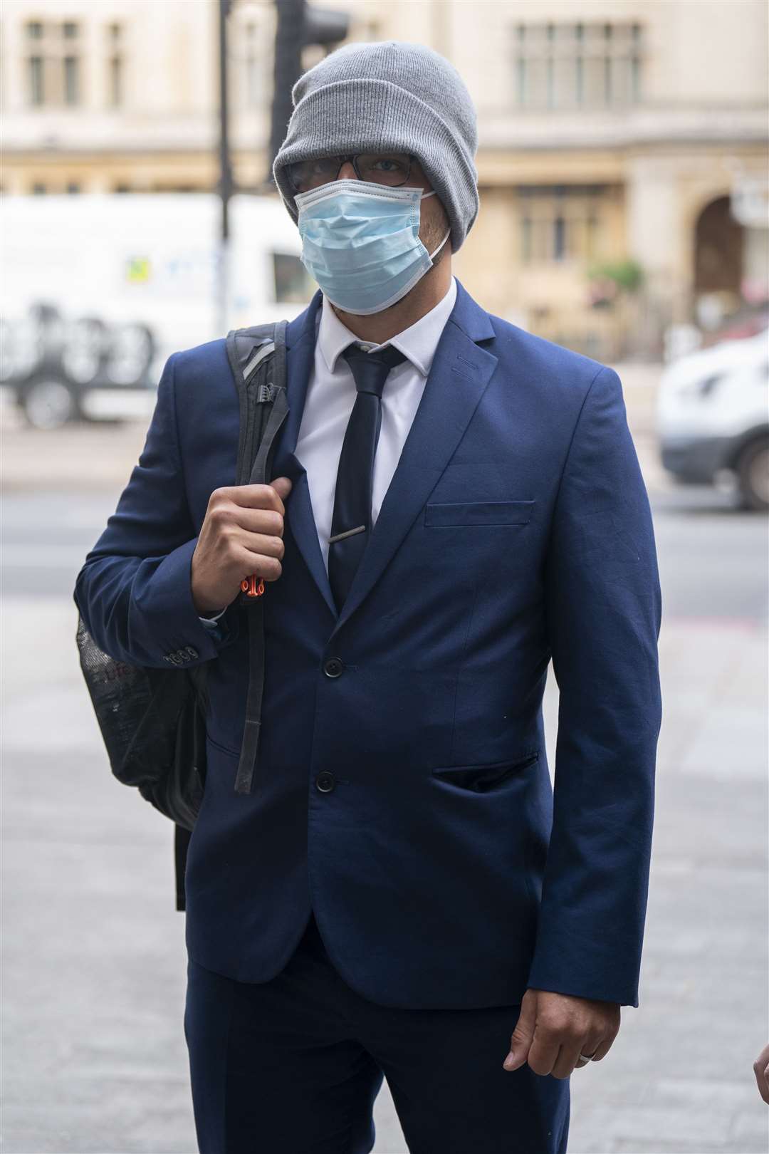 Former Metropolitan police officer Jonathon Cobban arriving at Westminster Magistrates’ Court, London in 2022 (Kirsty O’Connor/PA)