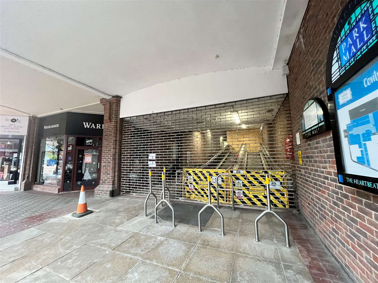 The top floor of the car park was closed off in March amid anti-social behaviour