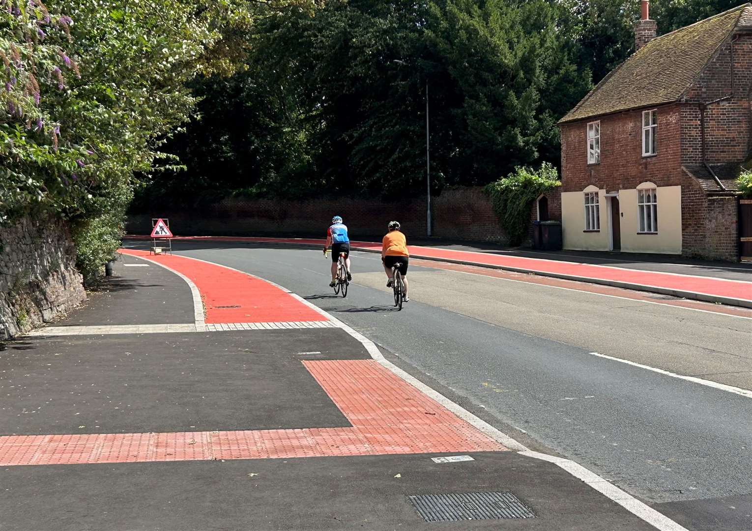 The project is said to pit cyclists against pedestrians