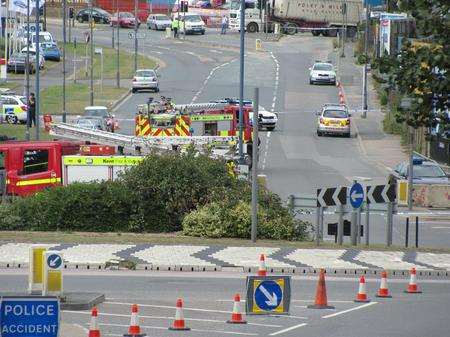 Ebbsfleet business park fire