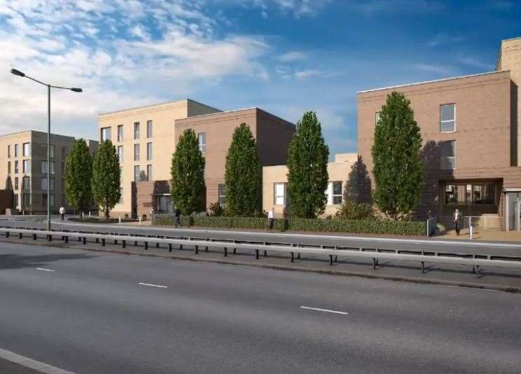 The proposed Bellways Crossways Quarter development. Photo: DBC/Bellway