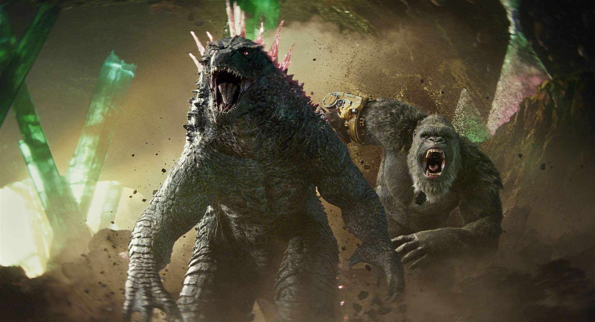 The epic battle between Godzilla and King Kong is coming to TV this Christmas. Picture: Warner Bros. Entertainment Inc