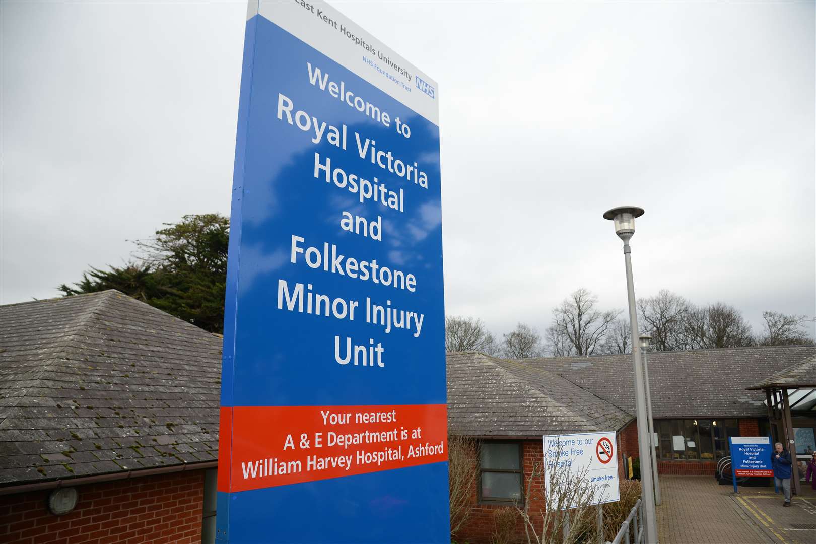 Royal Victoria Hospital in Folkestone is asking people with minor injuries to book an appointment via 111 Picture: Gary Browne