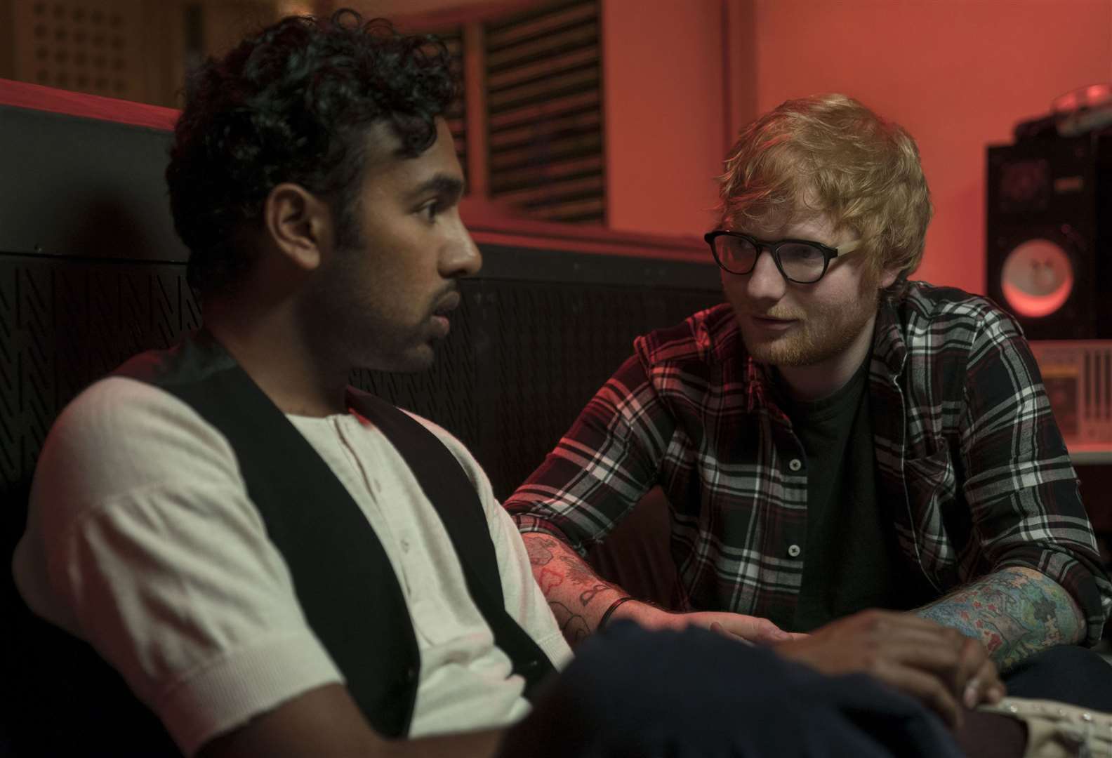 Himesh Patel and Ed Sheeran star in the Richard Curtis movie Yesterday - a film which imagines a world without the Beatles