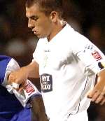 TARGET: Simon Walton in action for Leeds