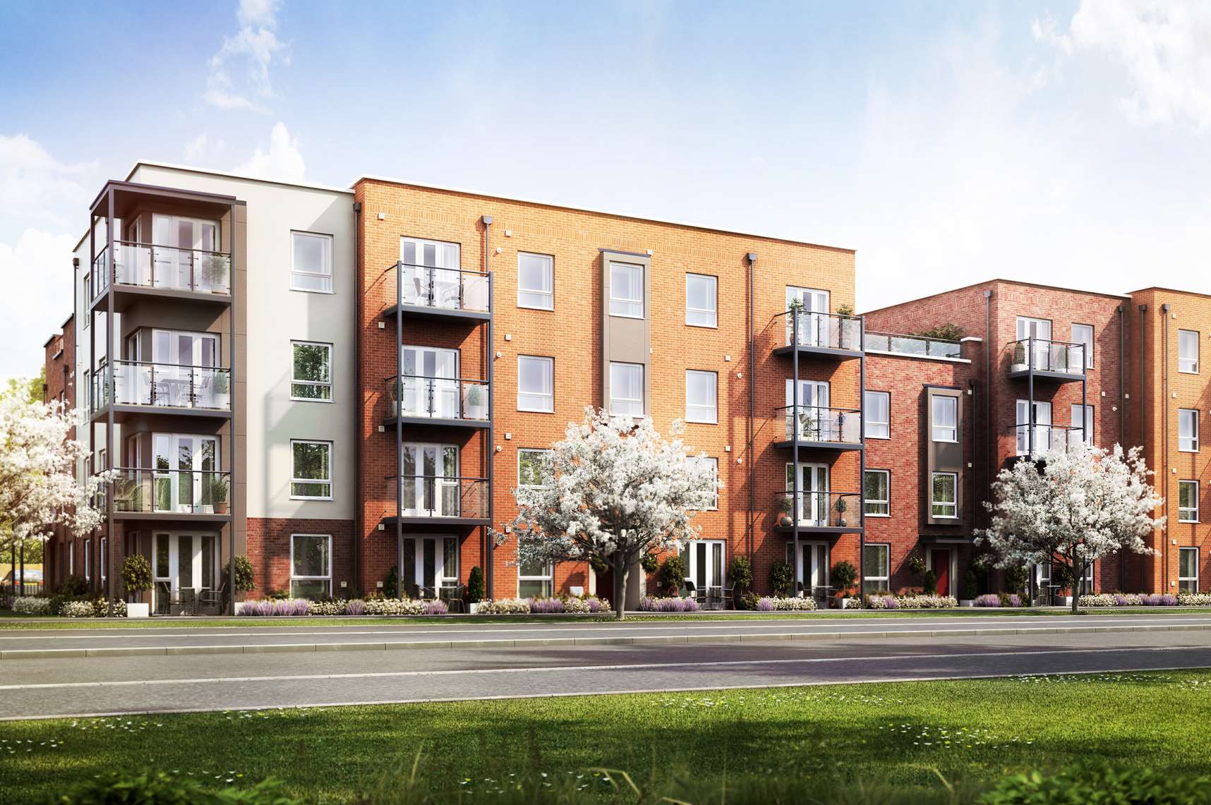 The first phase of apartments built by Barratt Homes in Castle Hill, Ebbsfleet, are about to go on sale