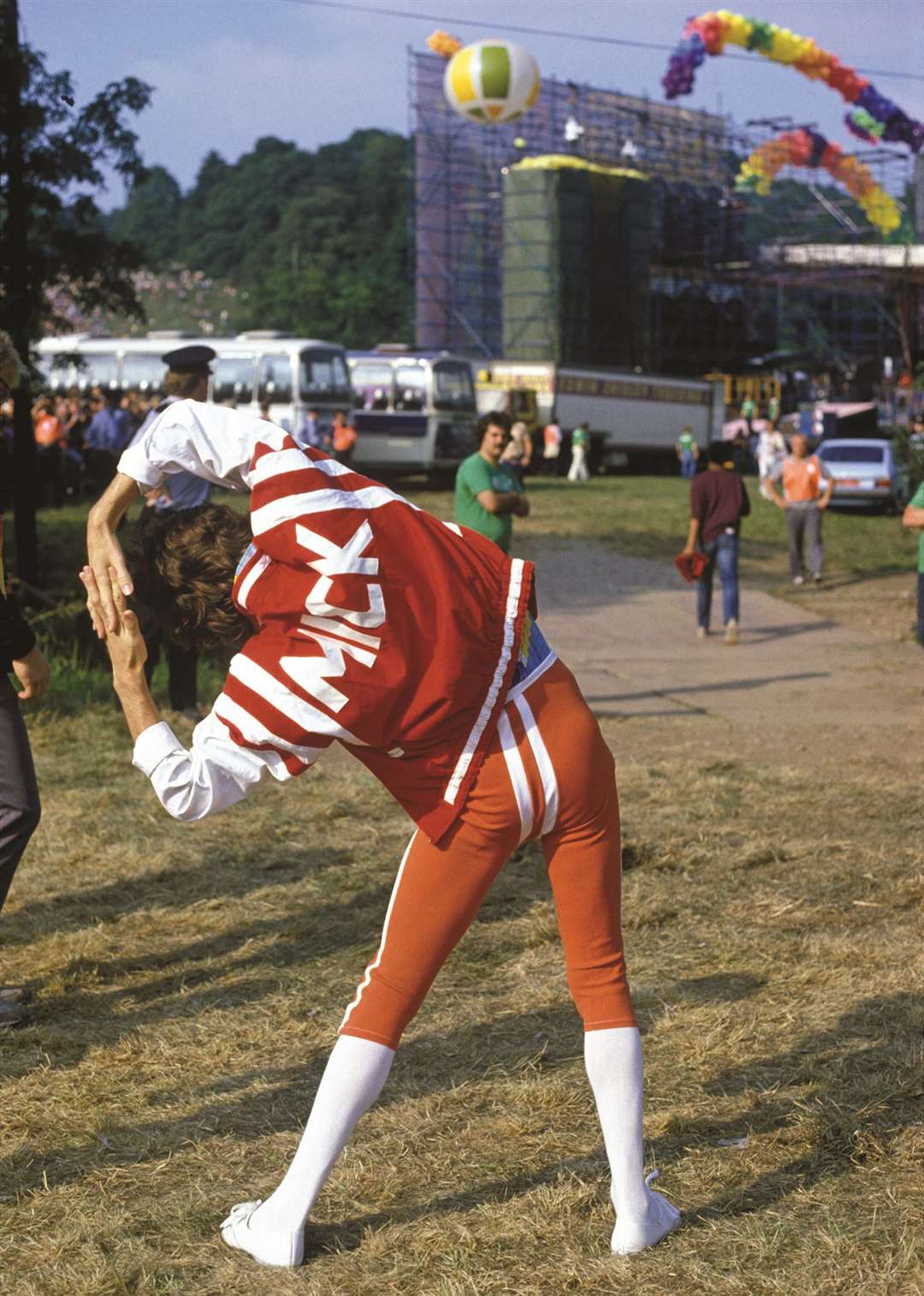 Mick Jagger at Slane Castle in 1982 (Denis O’Regan/West Contemporary/PA)