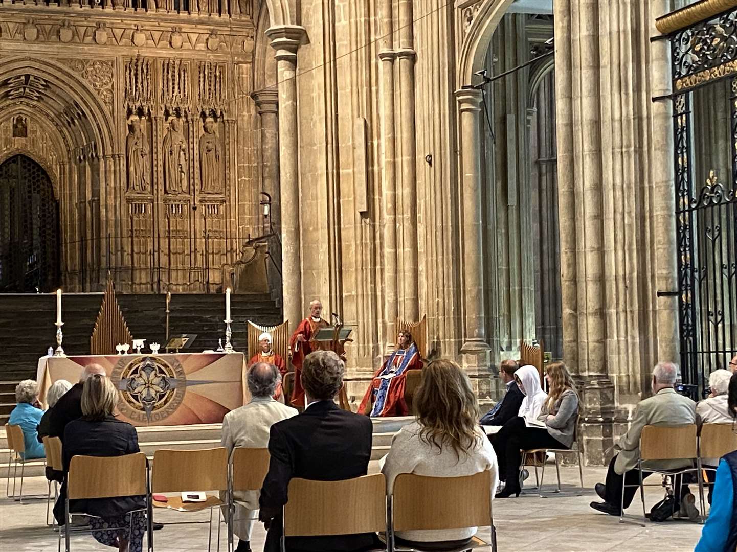 The service was led by Archbishop Justin Welby