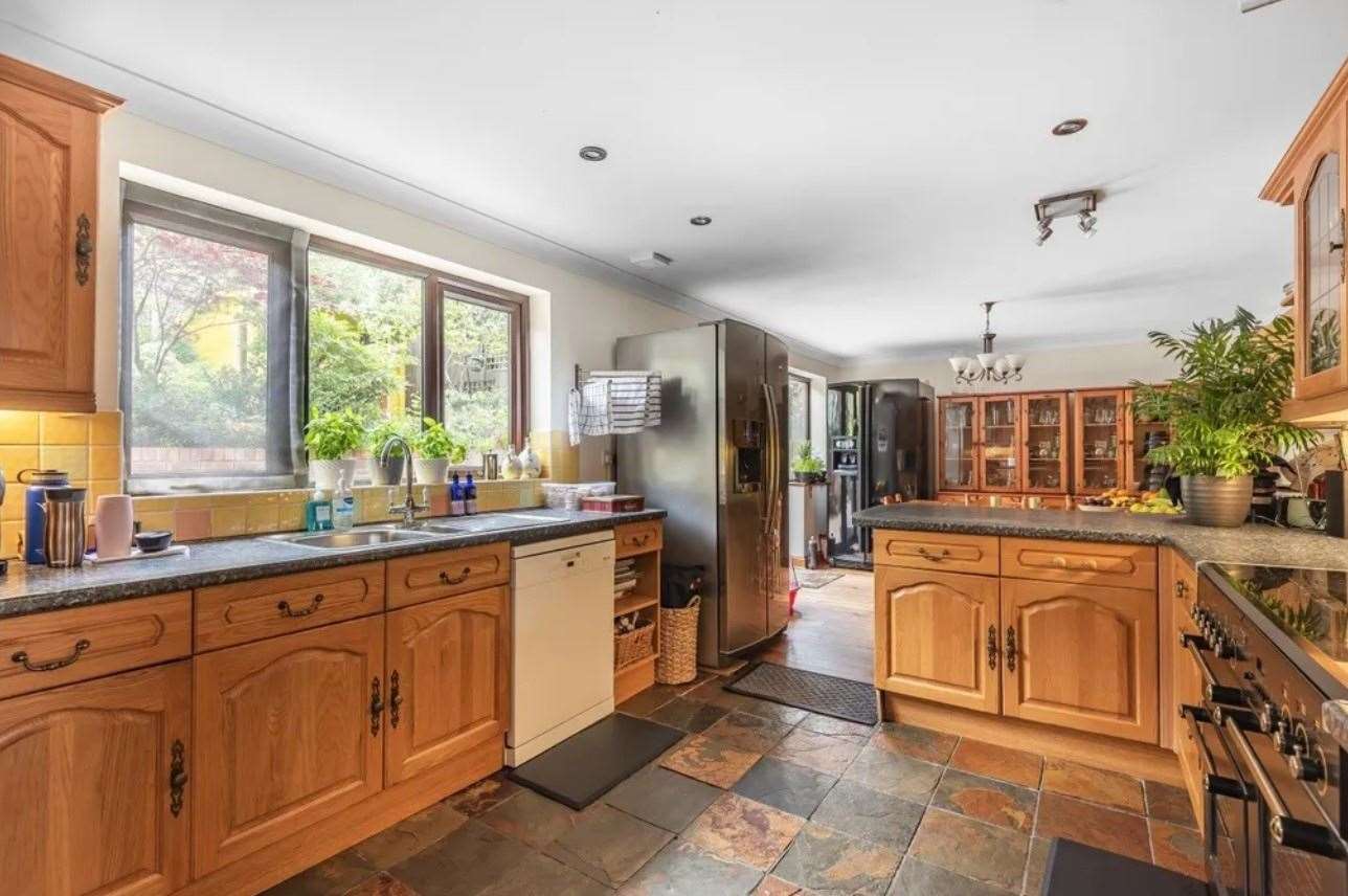 The kitchen area. Picture: Zoopla / Fine & Country