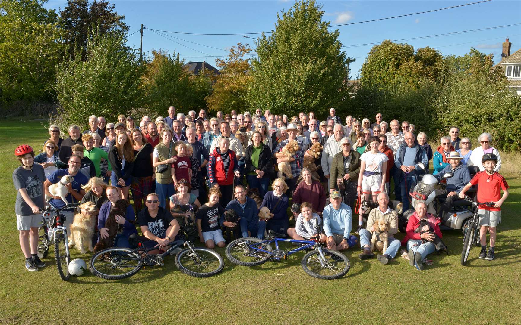 The Friends of Church Street Field group argues that building a school on the site would be unfair to residents who like to use it for leisure. Photo: The Friends of Church Street Field