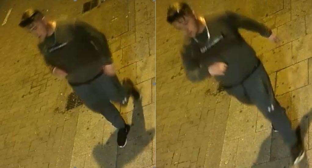 Detectives would like to speak to the man pictured. Picture: Kent Police