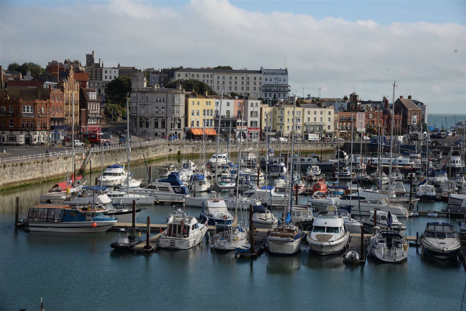 A man was followed by a car after he reportedly refused to empty his pockets by the vehicle’s occupants near Ramsgate harbour