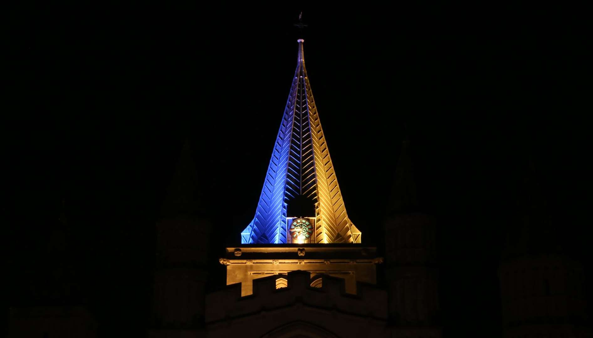 The spire at Rochester Cathedral. Picture: Twitter/@RochesterCathed