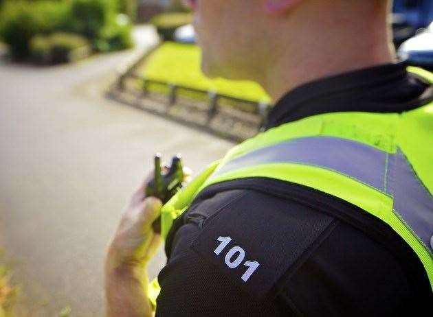 Officers enforced a dispersal order under the anti-social behaviour. Stock Image