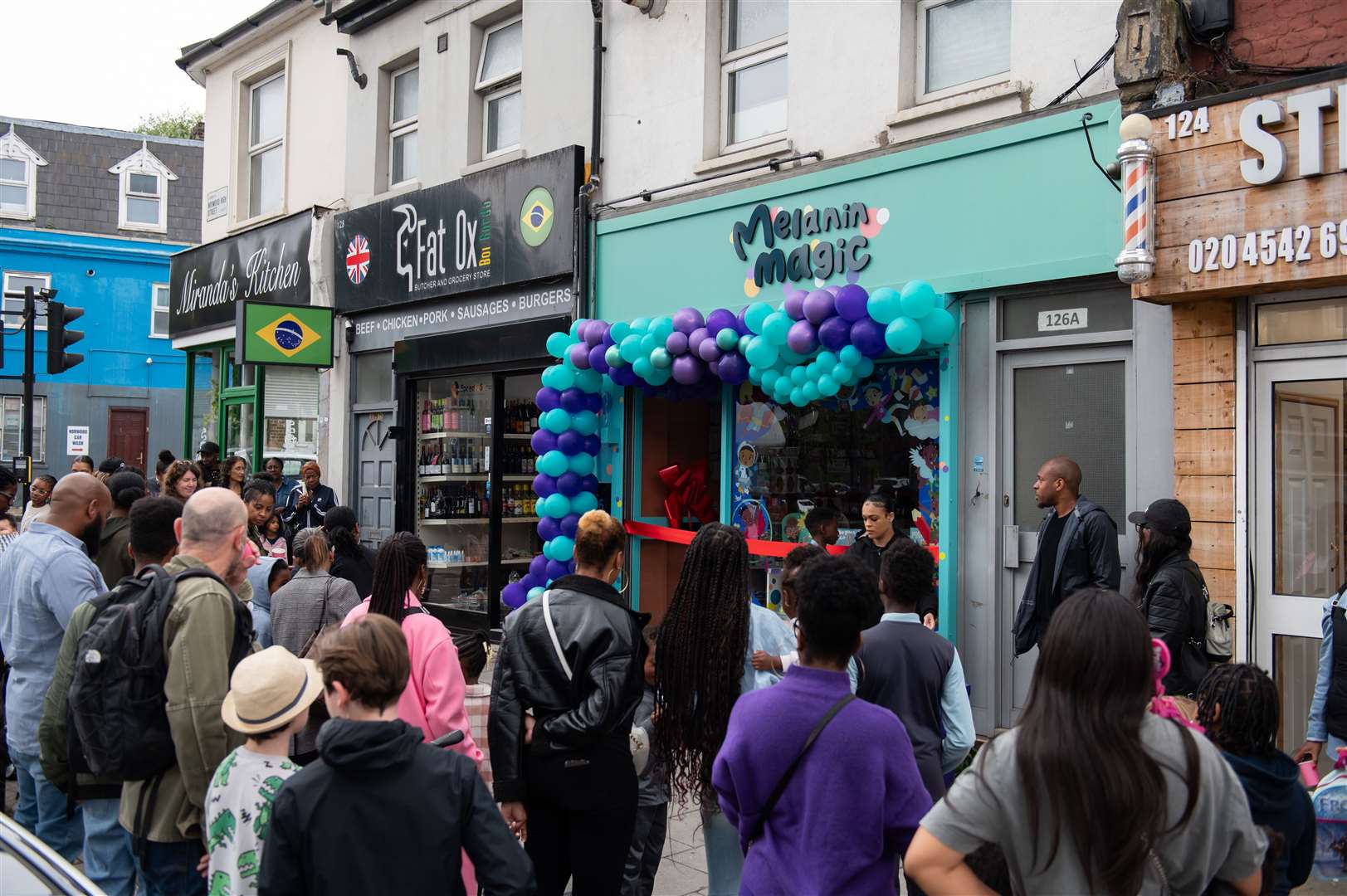 The opening of the new bookstore Melanin Magic (Tabz Wilson/PA)