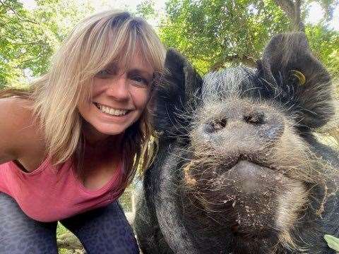 Volunteer Jo Hogbin has told of the upsetting moment she arrived at the sanctuary following the spooking incident. Picture: Retreat into Wonderland