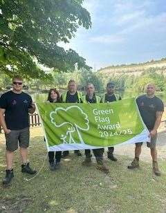 Bluewater nature trail has received a Green Flag Award. Pic: Umpf