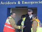 Precautions being taken at Maidstone Hospital's A&E department. Picture: GRANT FALVEY