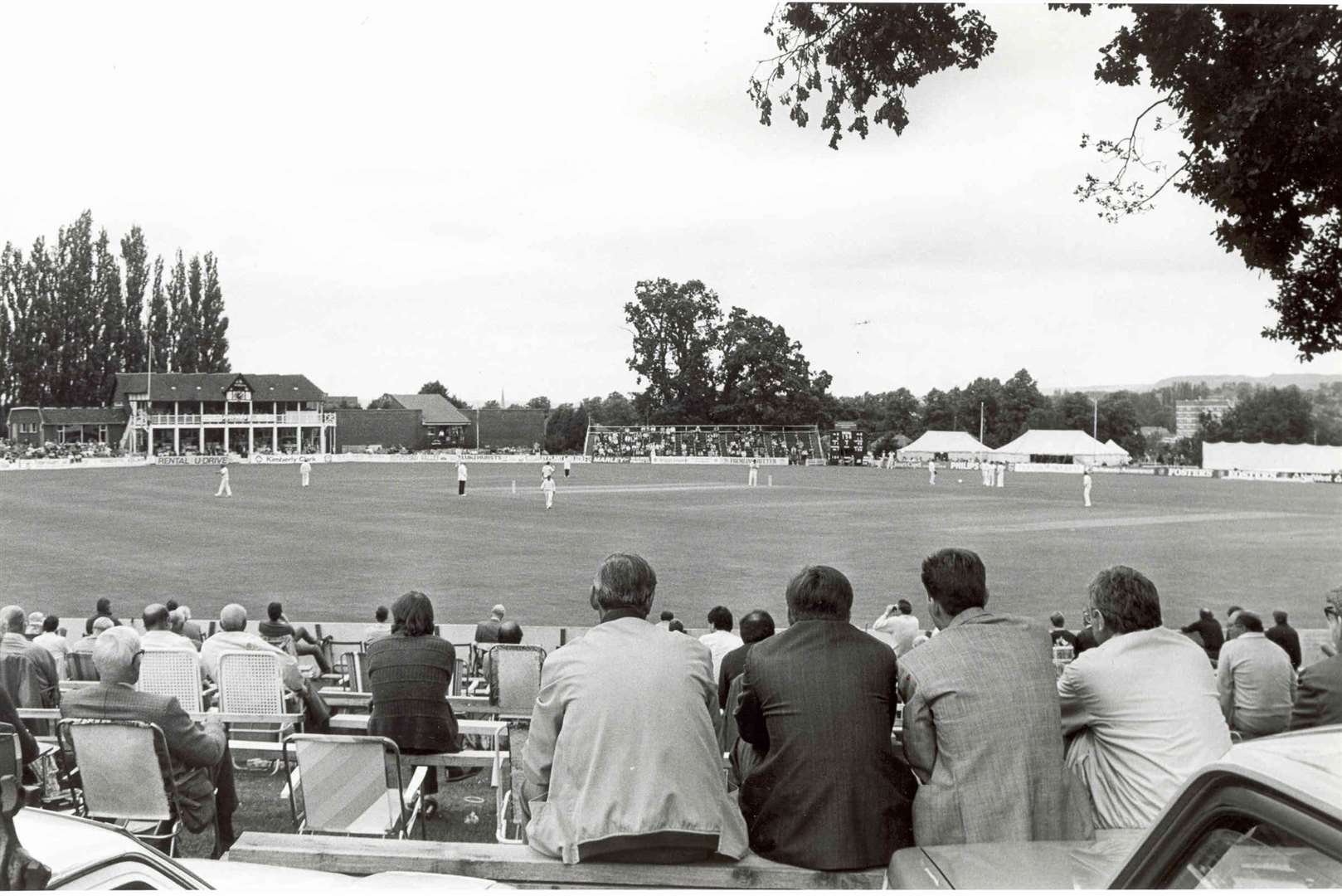 Kent against Sussex at Mote Park on August 26, 1988
