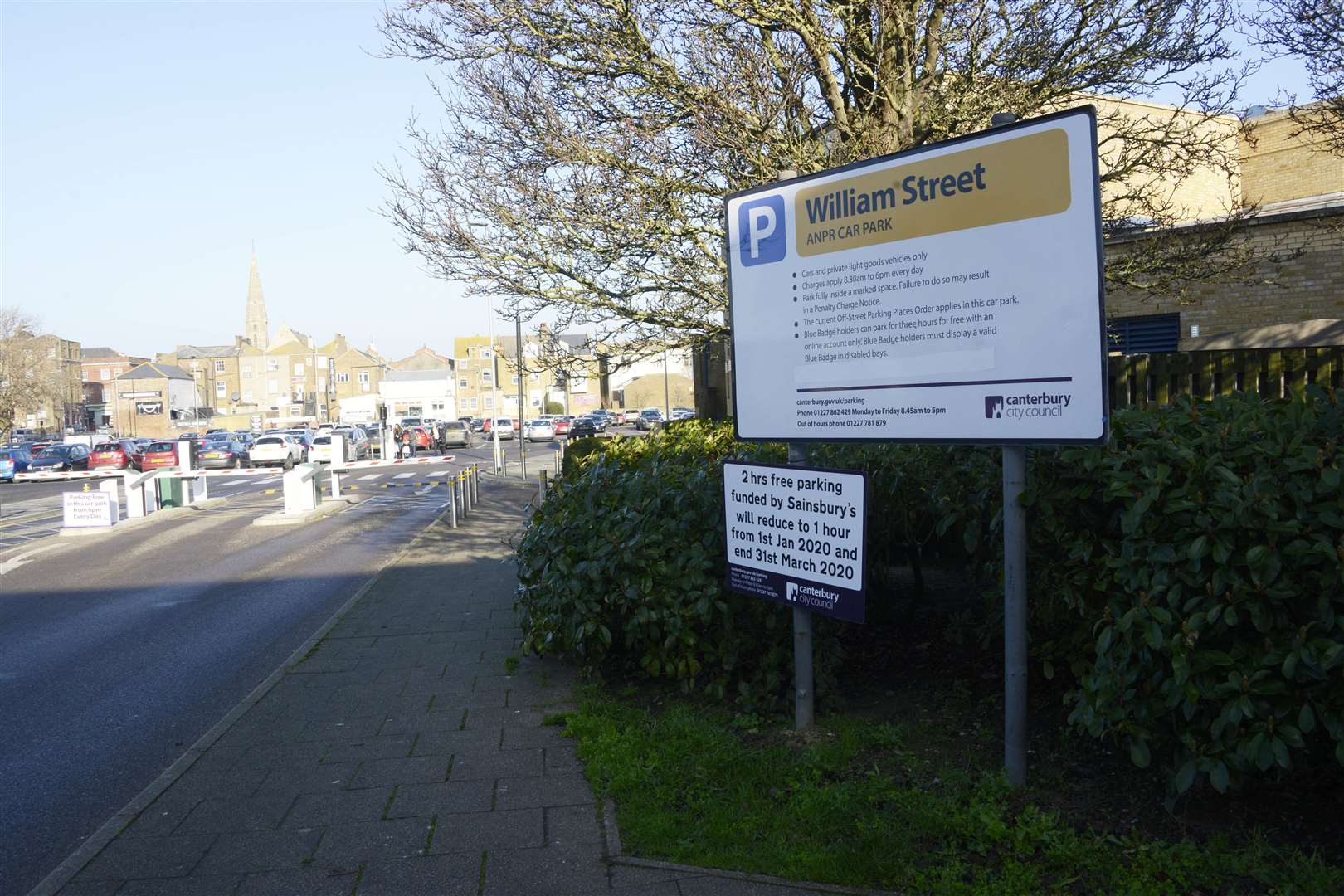 William Street Car Park in Herne Bay