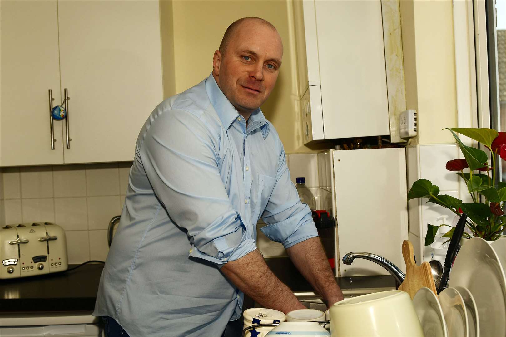 Tony Beaumont at home in Chartham