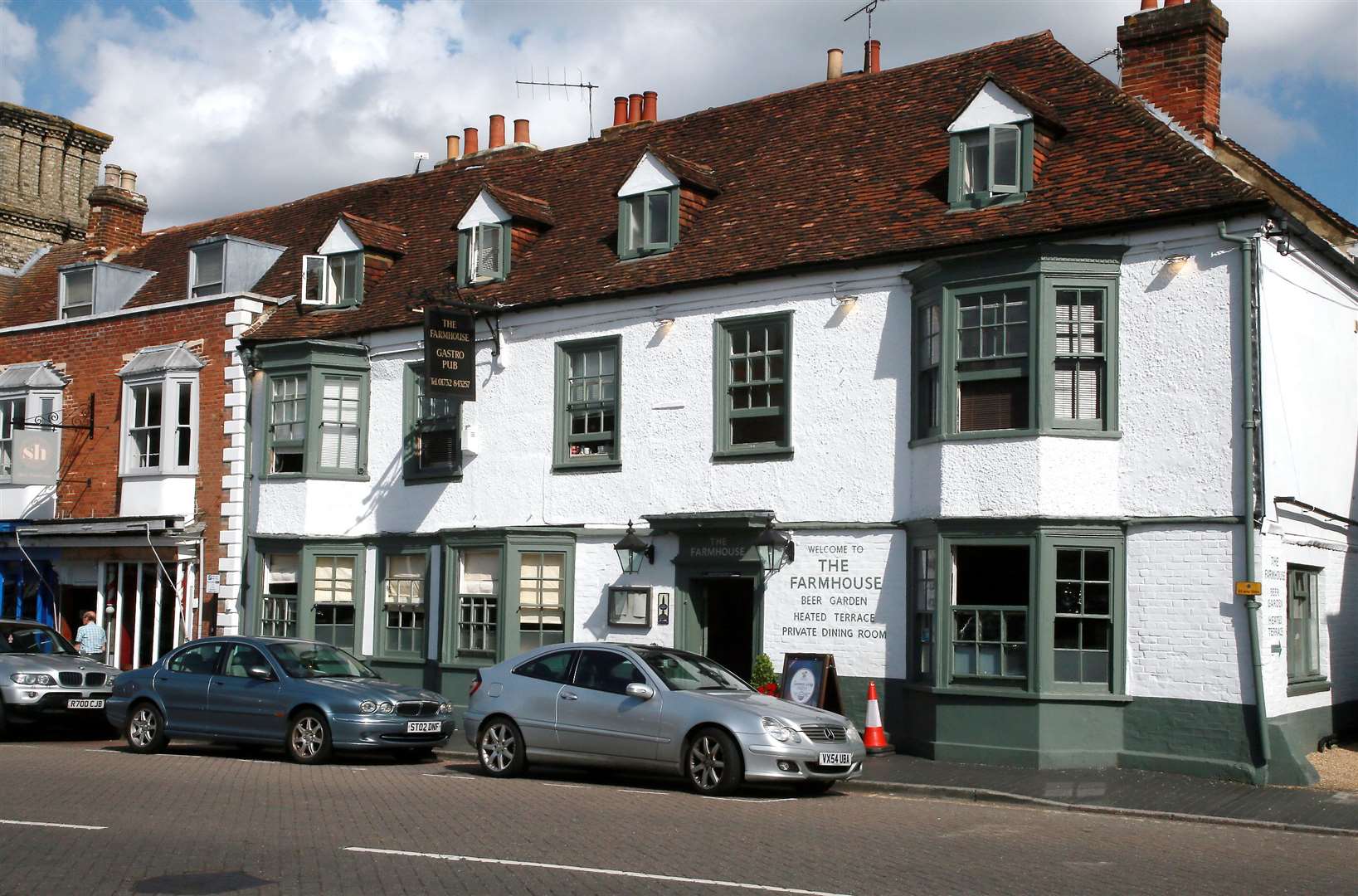 The Farmhouse Pub in West Malling over the weekend.Picture: Phil Lee