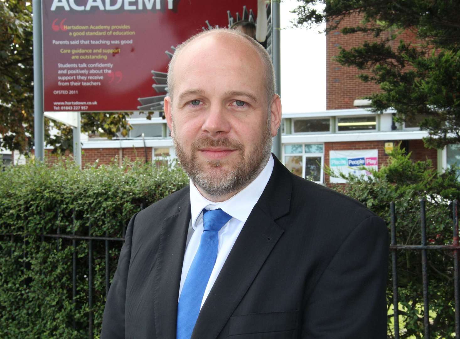 Matthew Tate is head teacher at Hartsdown Academy in Margate. Picture: Peter Barnett