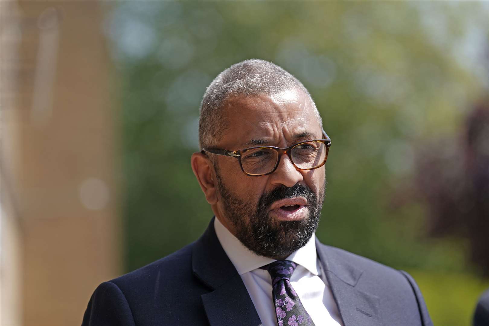 An injury cut short James Cleverly’s Army career (Joe Giddens/PA)